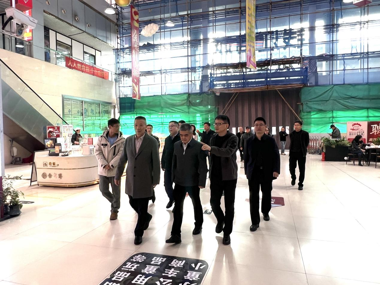 錢江商城迎市區聯合檢查 織牢經營與消防雙重防線