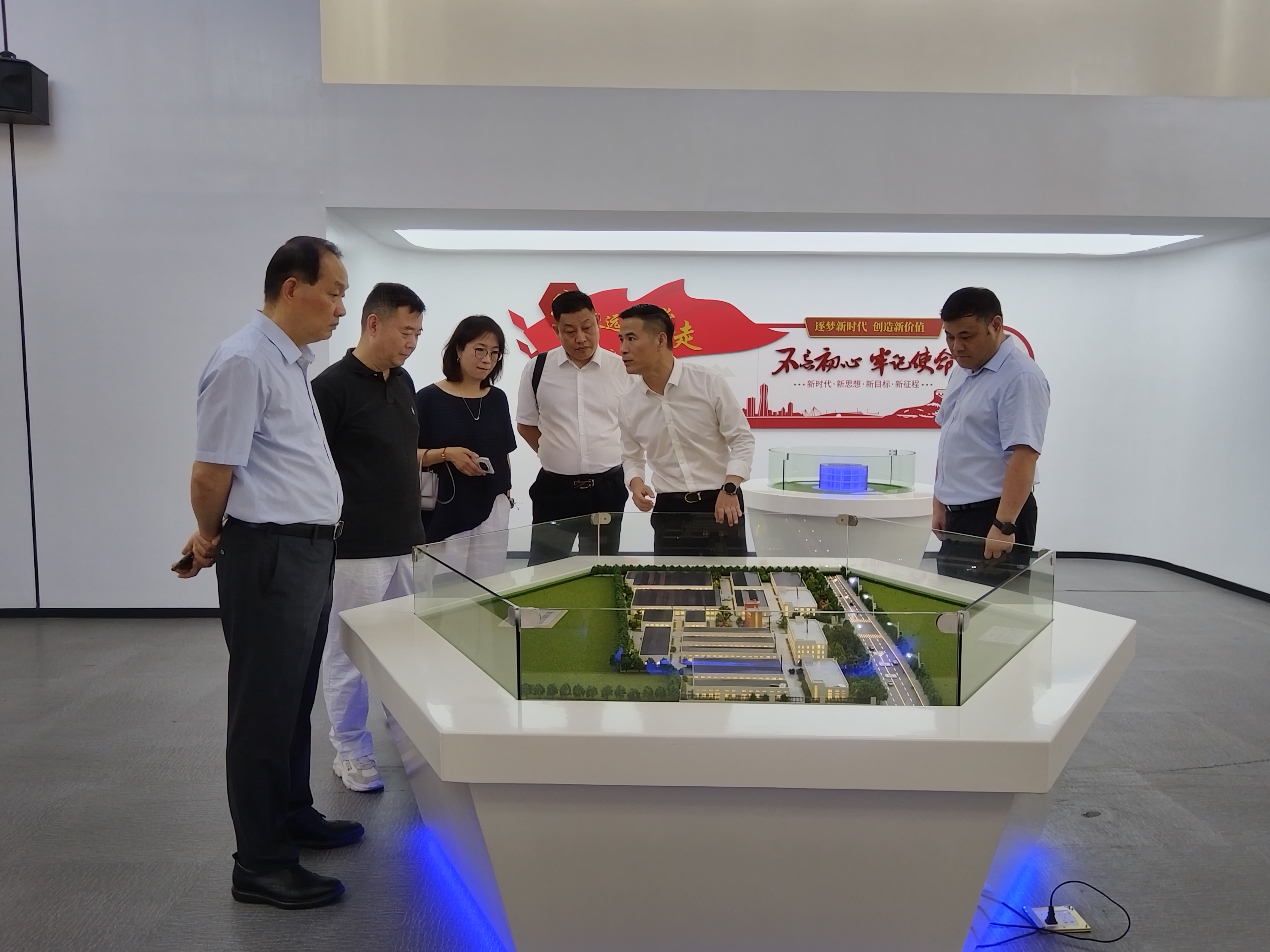 浙江旅游投資集團副總經理蔡耘一行蒞臨建華文創集團調研指導