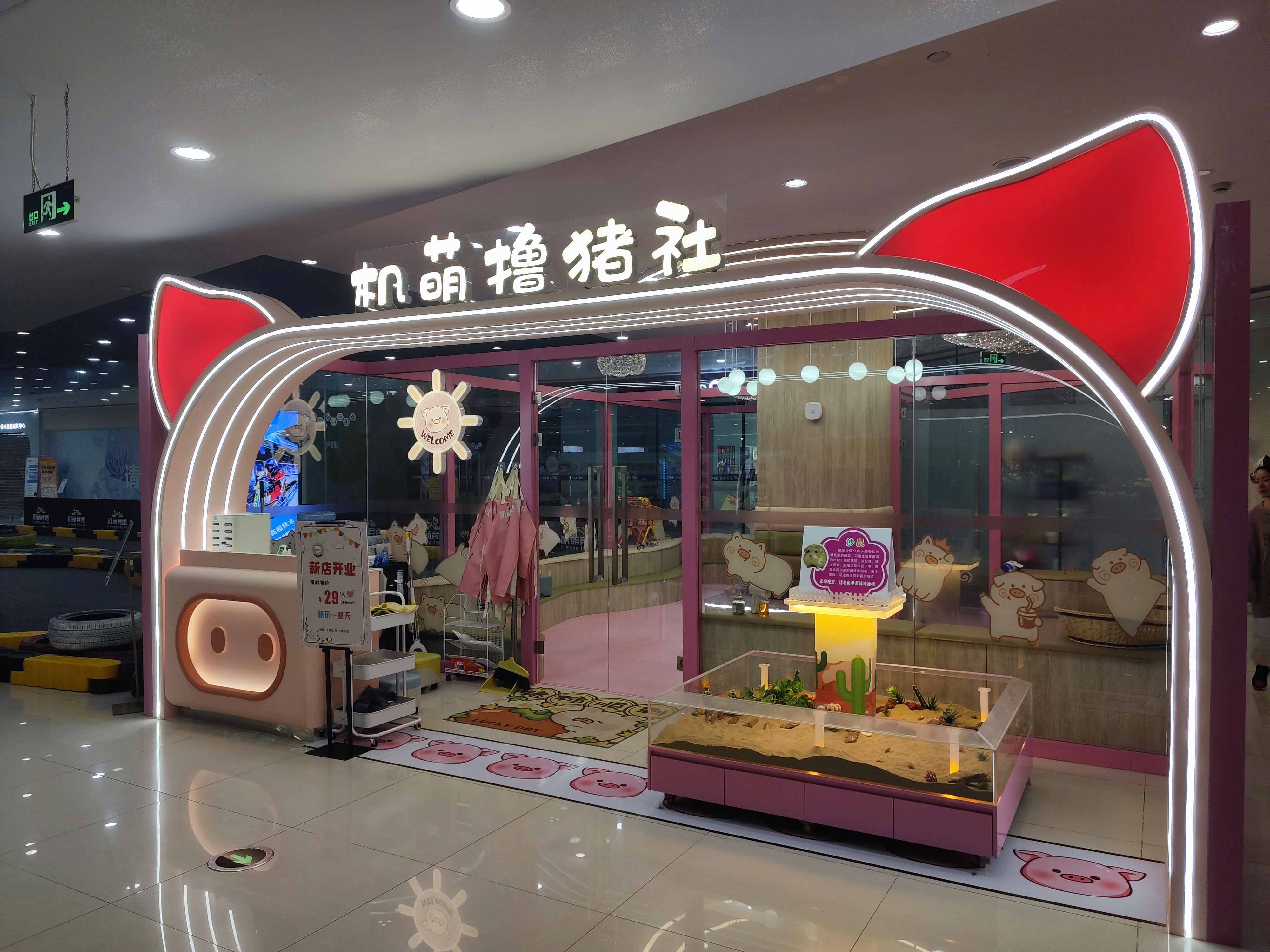 水晶城機(jī)萌擼豬社開(kāi)業(yè)啦！