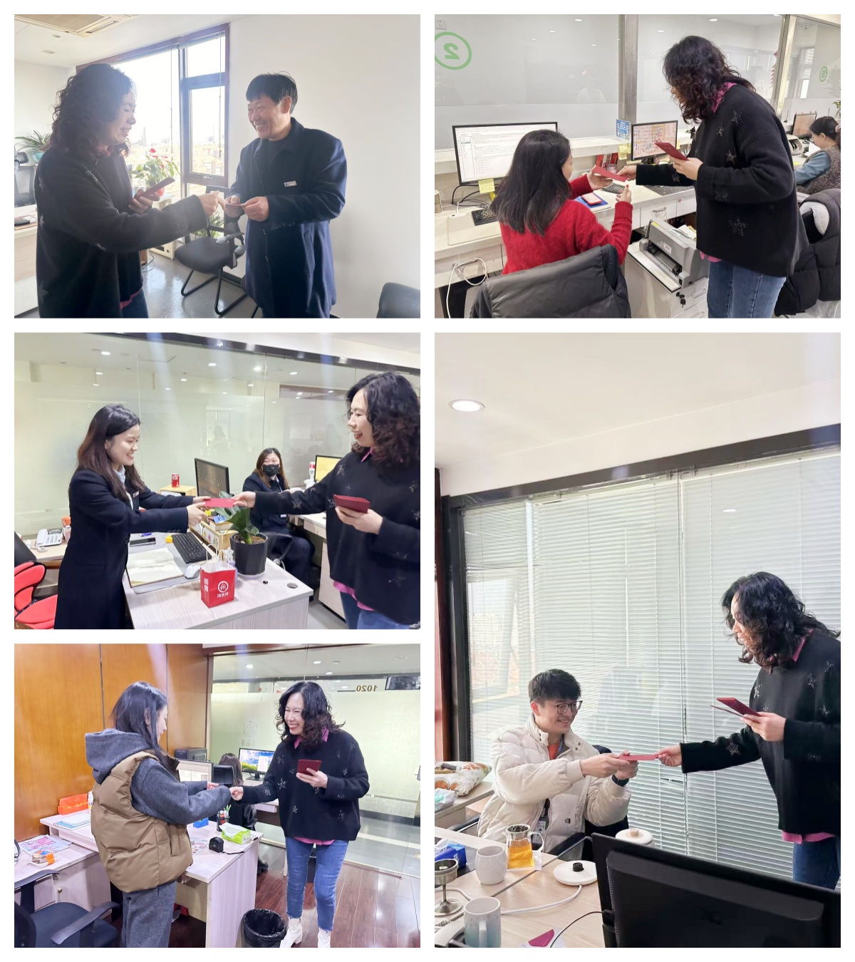 水晶城暖心發(fā)放開(kāi)門(mén)紅包，喜迎2025年新春開(kāi)工