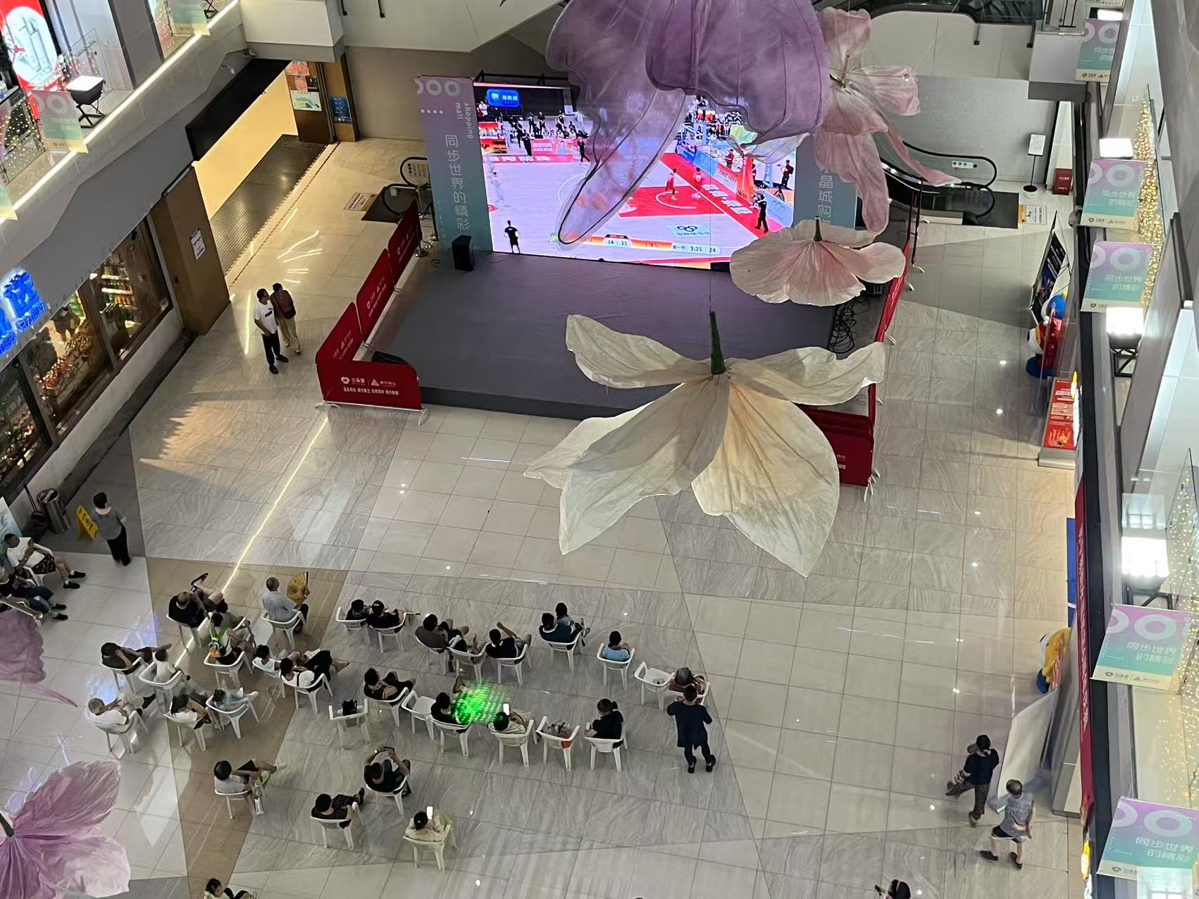 水晶城轉播浙BA賽事·點燃市民觀賽熱情