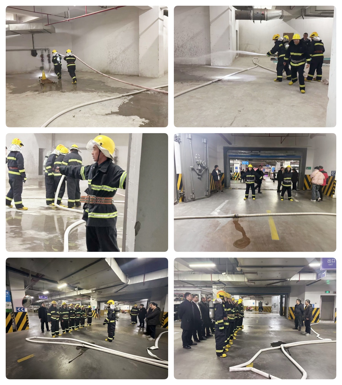 水晶城聯合大關街道、錢江商城開展消防聯勤聯動演練